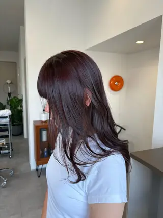 セミロング カラー YUEN イシイ アミのヘアスタイル