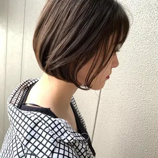 ショート カラー ボブ美容師 /馬場 翼のヘアスタイル