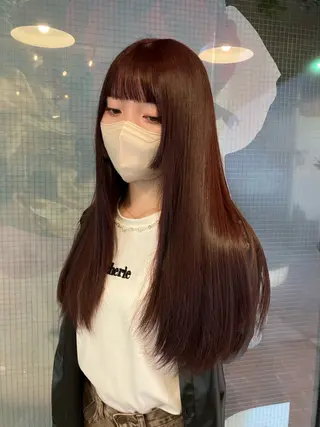 ロング Hanaka🐈‍⬛ 海外×ニュアンスのヘアスタイル