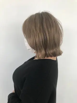 ミディアム カラー steed tokyo所属・KOOKI スティードトーキョーのヘアスタイル