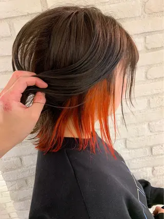 ミディアム ダブルカラー /垣尾颯大のヘアスタイル