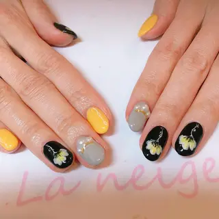 ネイル La neige* yuki 🥯🍑のネイルデザイン