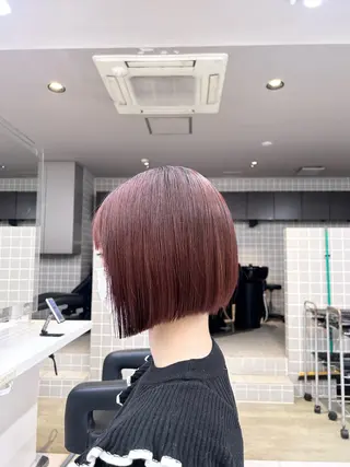 カラー ベージュ/ブラウン/ ナチュラルレイヤーのヘアスタイル