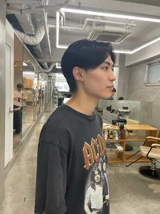 メンズ メンズカット パーマ[佐橋]のヘアスタイル