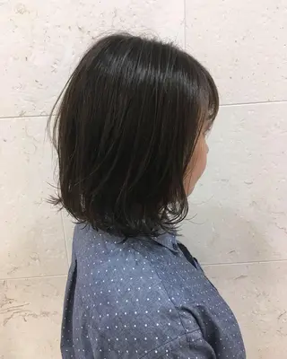 ミディアム カラー 斉藤 貴也のヘアスタイル