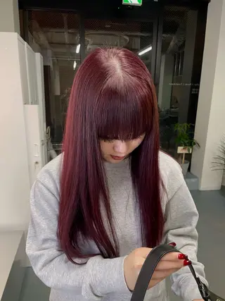 ロング カラー BEL所属・ami🌙 透明感/ハイトーンのヘアスタイル