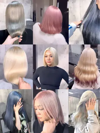 カラー 心斎橋ハイトーン特化 midori🍀のヘアスタイル