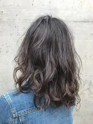 ミディアム カラー 店長担当🌟 矢吹ガブリエル🌟のヘアスタイル