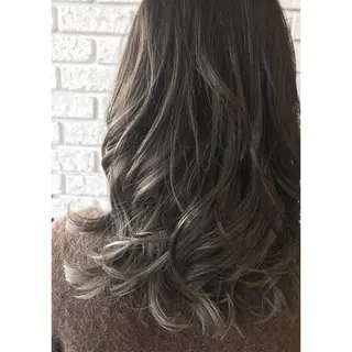 セミロング カラー 日比 貴大/ minim hairのヘアスタイル