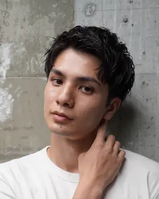 ショート パーマ メンズ スパイキーショート メンズ特化/鈴木美璃のヘアスタイル