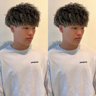 ミディアム alma 後藤 遼斗のヘアスタイル