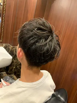 ショート メンズ ヒロ銀座 バーバーショップ神楽坂所属・ひらお あおとのヘアスタイル