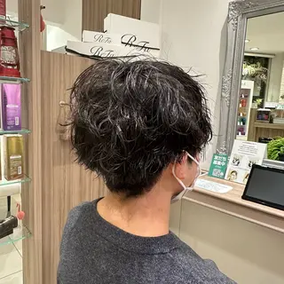 パーマ メンズ Miyu🦄ash メンズカット/まつげのヘアスタイル