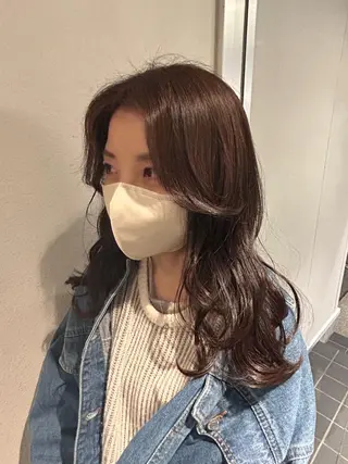 ロング 中本 日葵梨のヘアスタイル