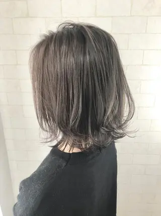 ミディアム カラー 神野 雅樹のヘアスタイル