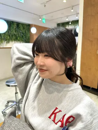 セミロング VIEW BLUE所属・レイヤー/顔まわり /亀戸錦糸町/なつきのヘアスタイル