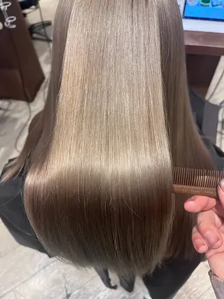 ロング Lee上新庄店所属・上新庄Lee千馬 優のヘアスタイル