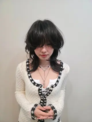 ミディアム 片岸 信征のヘアスタイル