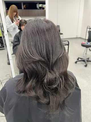 カラー ベージュ・ラベンダー カラー🎀りりのヘアスタイル