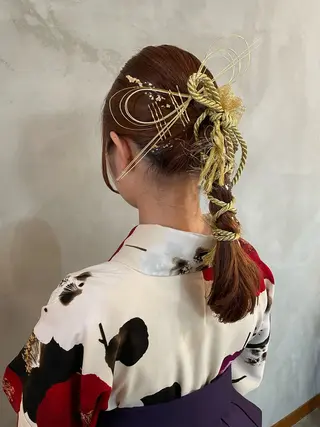 ロング ヘアアレンジ ♡トップスタイリス ト/美髪矯正hinaのヘアスタイル