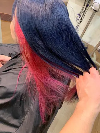 ロング カラー 清光 泰之のヘアスタイル