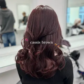 ロング カラー 韓国っぽ♡寒色/暗髪 🫧MOEKA🦋のヘアスタイル