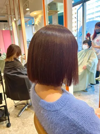 ミディアム カラー うしだ かおるのヘアスタイル