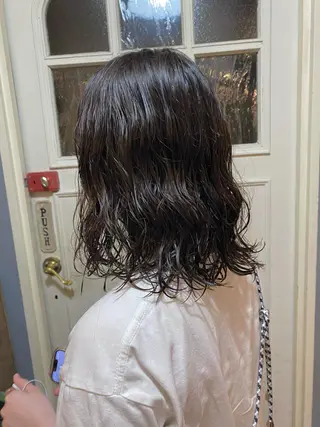 ミディアム パーマ 🌱洒落てるパーマ 🌱ショート/緒方椋のヘアスタイル