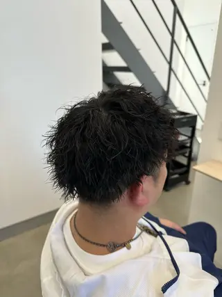 パーマ メンズ 茂木 理紗のヘアスタイル