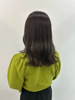 セミロング カラー ヘアセット/艶カラー 💐nao.のヘアスタイル