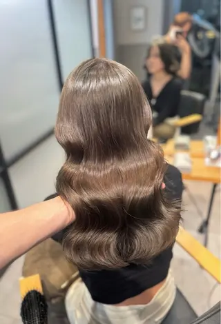 ロング 宮本 優のヘアスタイル