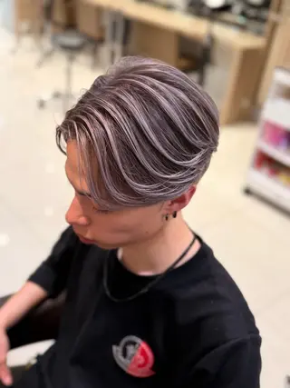 ショート カラー メンズ 縮毛・パーマ レイヤー/aoiのヘアスタイル