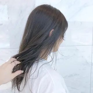 ロング カラー ヘアアレンジ 吉野 優子のマツエク・マツパデザイン