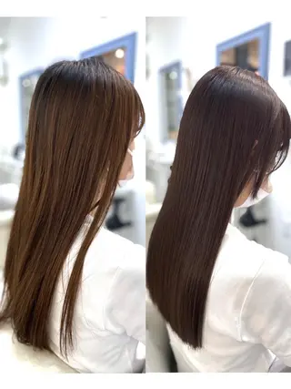 セミロング カラー ✨髪質改善が大好評✨ 美容室lic近藤✨のヘアスタイル