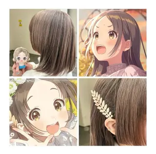 ミディアム カラー GARU-ガル-所属・TSUNO🦖 派手髪/オタク美容師のヘアスタイル