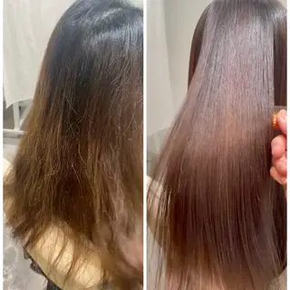 セミロング カラー えんとゆかり　千歳船橋所属・AYANO &　YUKAのマツエク・マツパデザイン