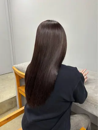 ロング カラー nude所属・𝐀𝐦𝐞𝐫𝐢 /透明感カラーのヘアスタイル