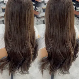 ロング カラー 赤み無し柔らかカラー 【梅田】madokaのヘアスタイル