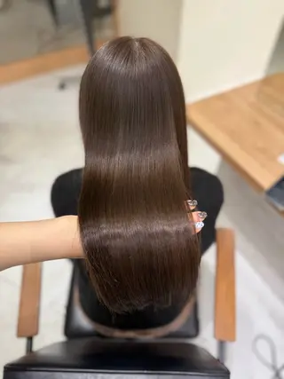 ロング カラー 柔らかレイヤー× 透け感カラー/SUのヘアスタイル