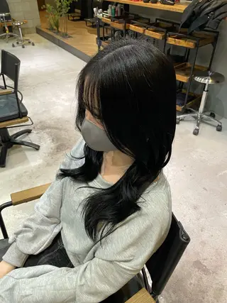 ロング カラー 艶髪/透明感カラー/ 韓国/nonokaのヘアスタイル