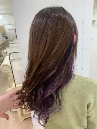 ロング カラー 🍑艶髪✖️暖色系 ✨momoka🍑のヘアスタイル