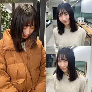 ミディアム カラー noa/ 渋谷のヘアスタイル
