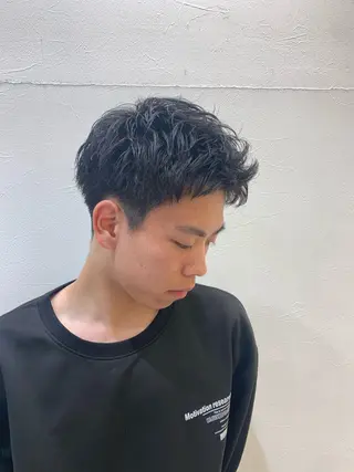 パーマ メンズ D’asty梓川所属・山崎 夢奈のヘアスタイル