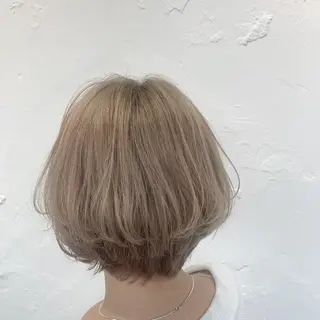 ショート カラー パーマ ヘアアレンジ メンズ キッズ ネイル マツエク・マツパ ノンダメージサロンBonheur銀座並木通り店所属・ULTOWA/銀座 ERIのヘアスタイル