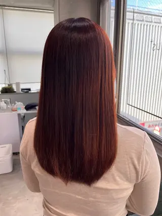 ミディアム オタク美容師🛍/ 酸性ストレート/艶髪のヘアスタイル