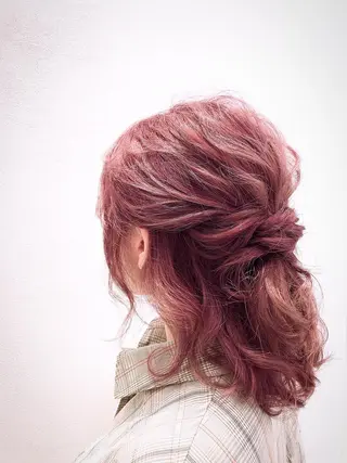 セミロング ヘアアレンジ 伊藤 しずくのその他イメージ