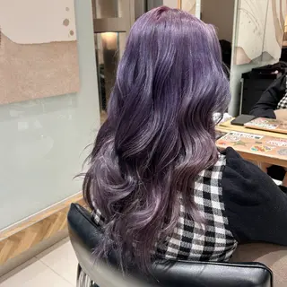 カラー ︎︎🌟韓国艶カラー ︎🌟璃奈 (ﾘﾅ)のヘアスタイル