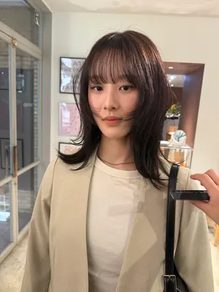 カラー 南部 綾音のヘアスタイル