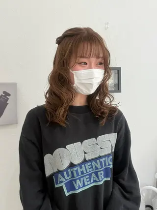 ミディアム カラー piLLon/ RYUKAのヘアスタイル