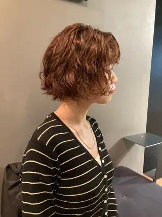ショート パーマ MAKI渋谷 【カットモデル募集】のヘアスタイル